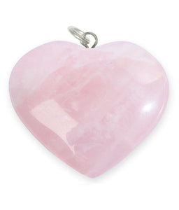 rose quartz gemstone pendant