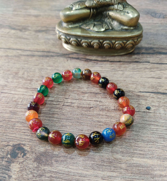 Buddhist bracelet Om Mani padme hum 