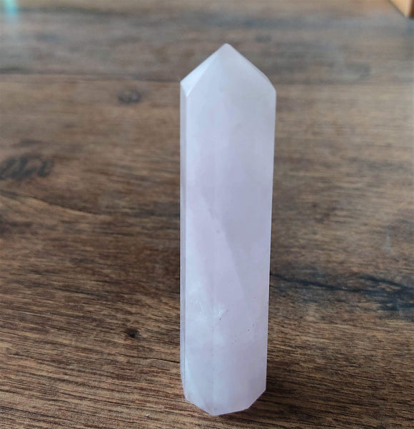 Rose quartz wand
