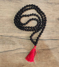 Black rudraksh mala