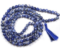 blue sodalite mala for rahu and sagittarius zodiac