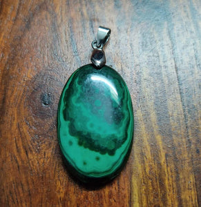 green malachite pendant