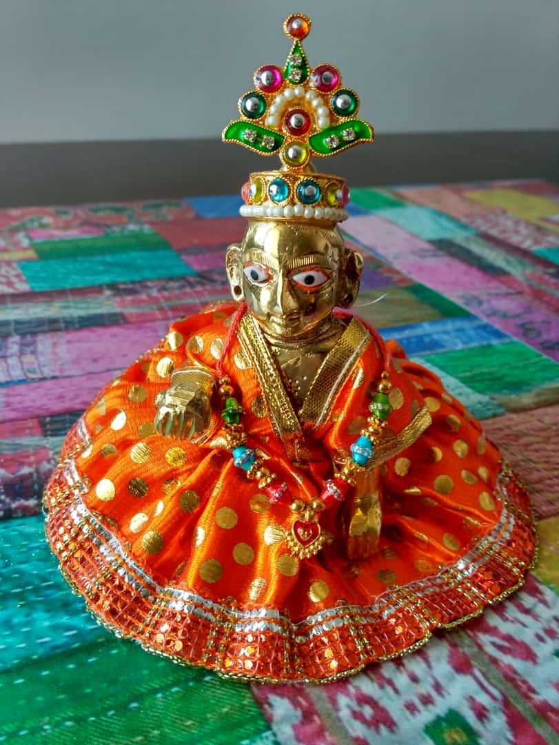 Ladoo Gopal Bal Krishna Brass Idol Kalyanastrogems ladoo-gopal-bal-krishna-brass-idol-kalyanastrogems