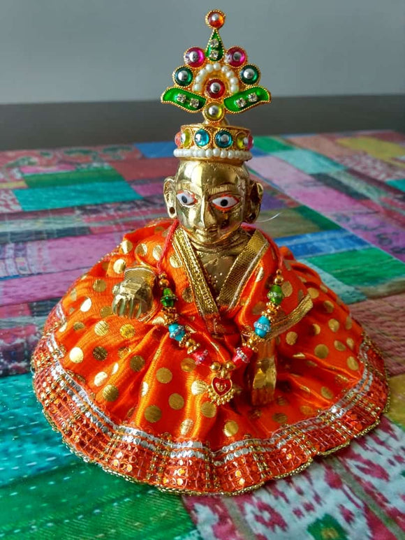 Ladoo Gopal - Bal Krishna - Brass Idol