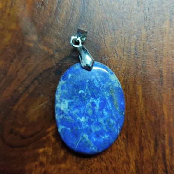 Lapis Lazuli Gemstone Lajwart locket pendant