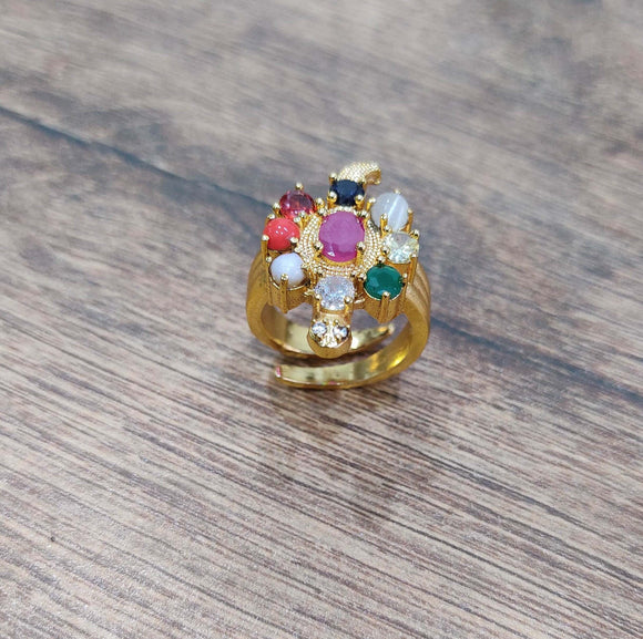 Navratan Rings Shop Stone rings at Kalyanastrogems | Kalyanastrogems