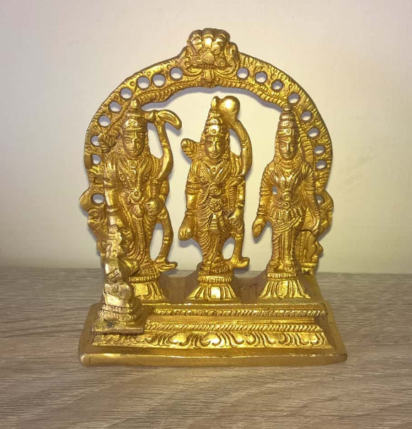 Ram Darbaar (Durbar) Idol brass with sita laxman
