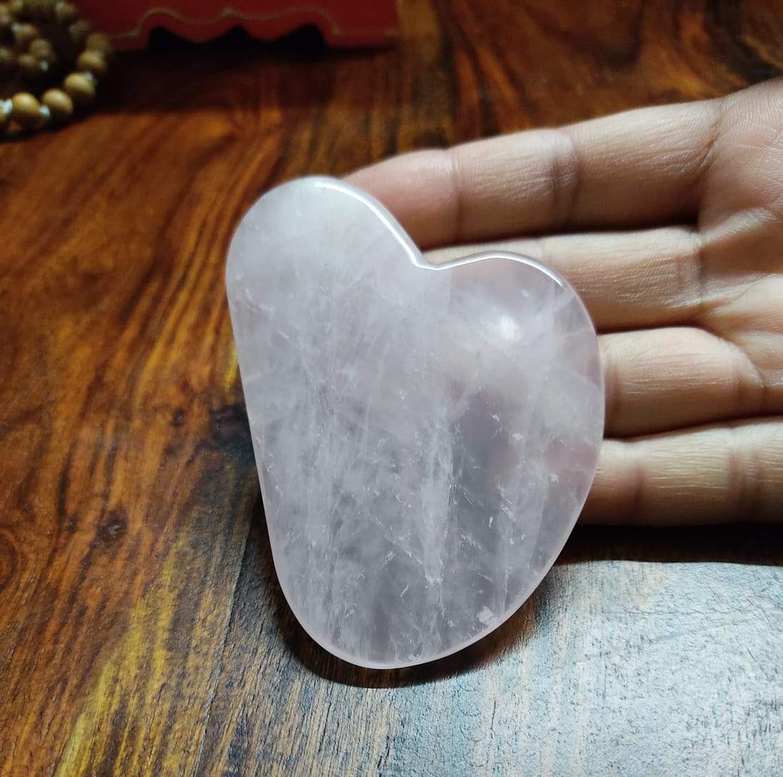 Rose quartz facial Guasha | Kalyanastrogems