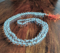Sphatik crystal quartz mala 108 beads