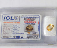 Certified Yellow Citrine (Sunela) Stone - Kalyanastrogems